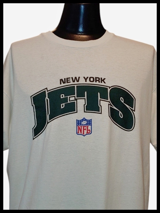 Nfl Apparel Other - Vintage 1990's New York Jets NFL Short Sleeve Crewneck T-Shirt - White/Green